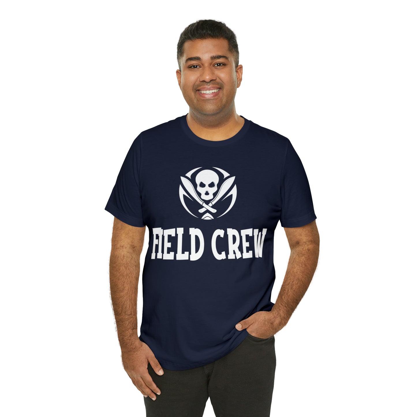 Fearless Field Crew - Land Surveyor Shirt with Skull and Machetes - Surveying Graphic Tee - Surveyor T Shirt - Unisex - Land Survey Present, Adventurous Surveying TShirt