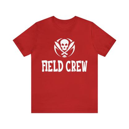 Fearless Field Crew - Land Surveyor Shirt with Skull and Machetes - Surveying Graphic Tee - Surveyor T Shirt - Unisex - Land Survey Present, Adventurous Surveying TShirt