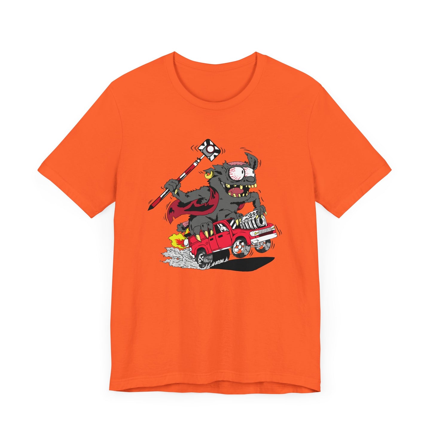 Land Survey Monster In a Survey Crew Truck Shirt