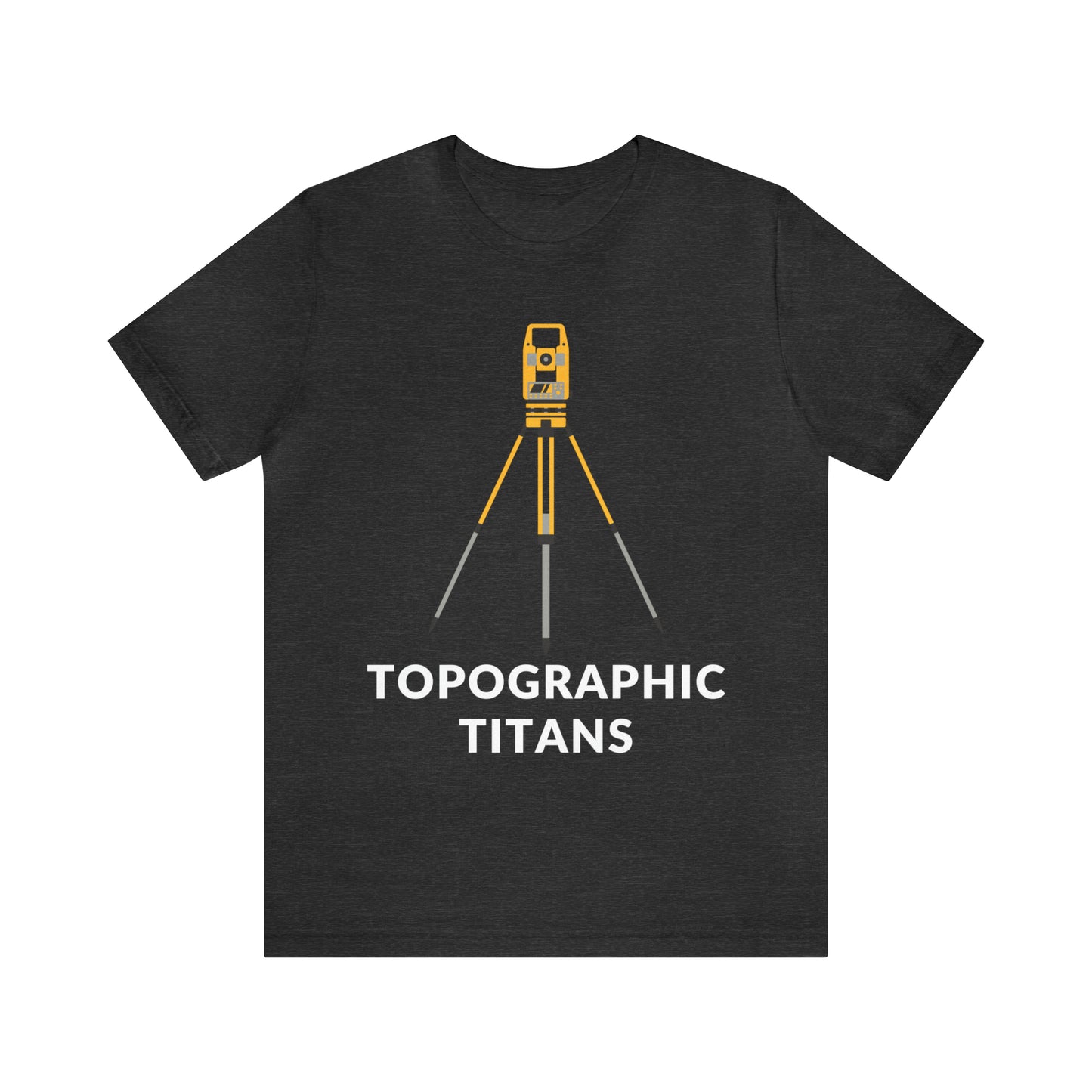 Funny Land Surveyor Shirt - Topographic Titans - Surveying Graphic Tee - Surveyor T Shirt - Unisex - Land Survey Present, Funny Surveying TShirt