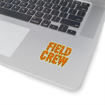 "Field Crew" Sticker for Land Surveyors | Stacked Text Design | Shop Now