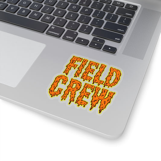 "Field Crew" Sticker for Land Surveyors | Stacked Text Design | Shop Now